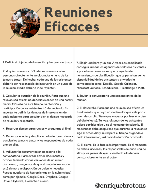 Reuniones Eficaces